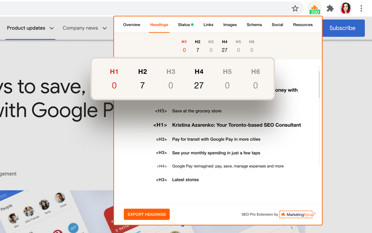 SEO Pro Extension chrome谷歌浏览器插件_扩展第4张截图