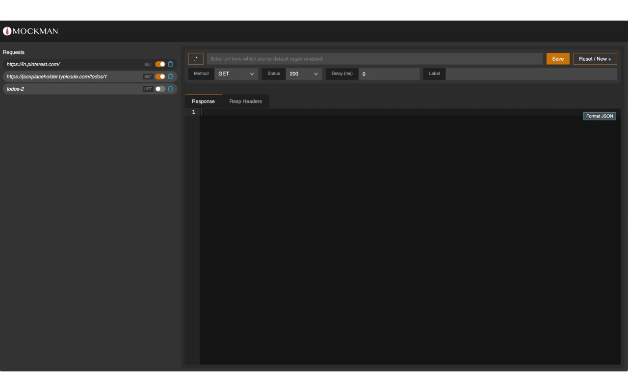 MockMan - mock APIs chrome谷歌浏览器插件_扩展第2张截图