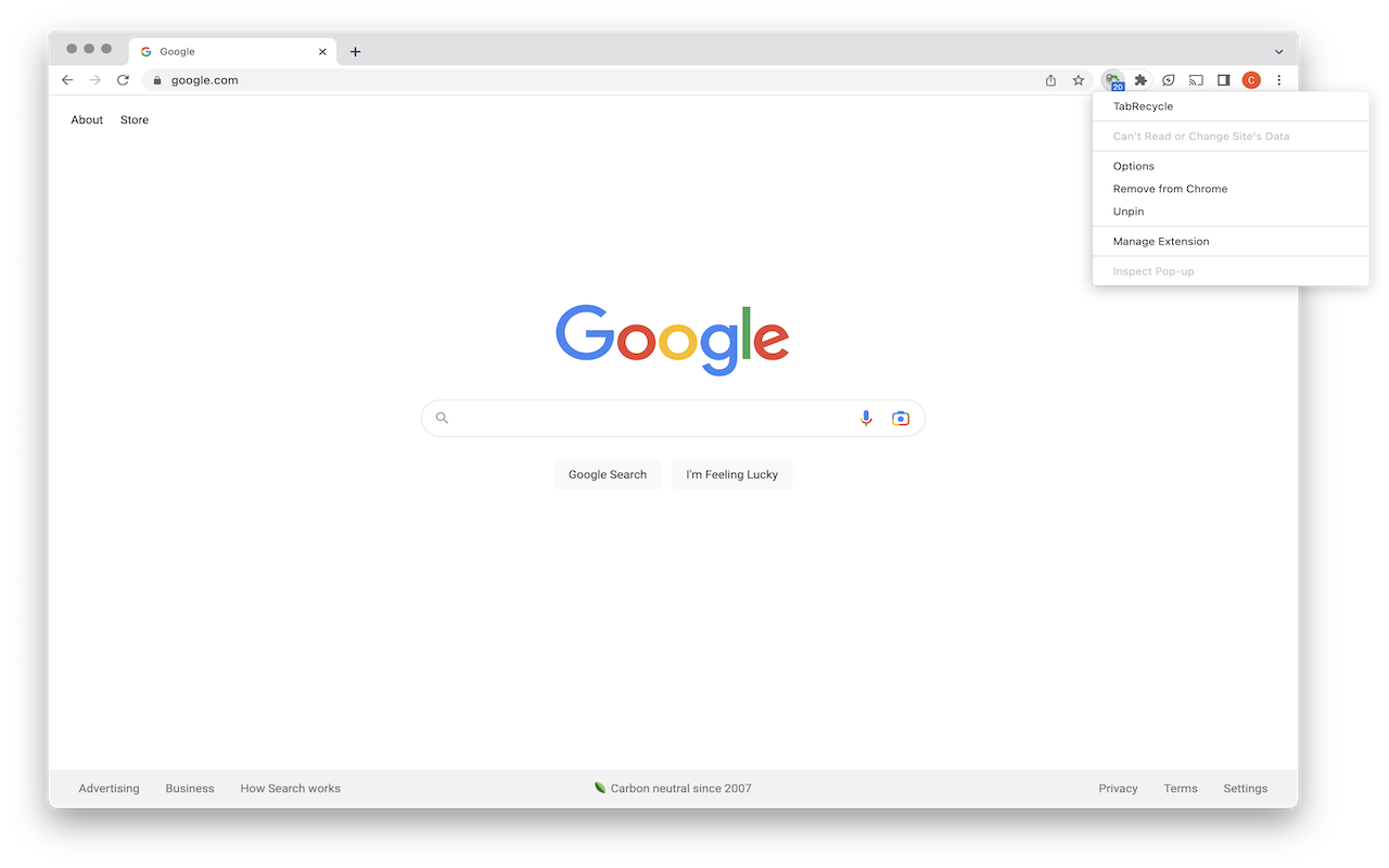 TabRecycle chrome谷歌浏览器插件_扩展第1张截图