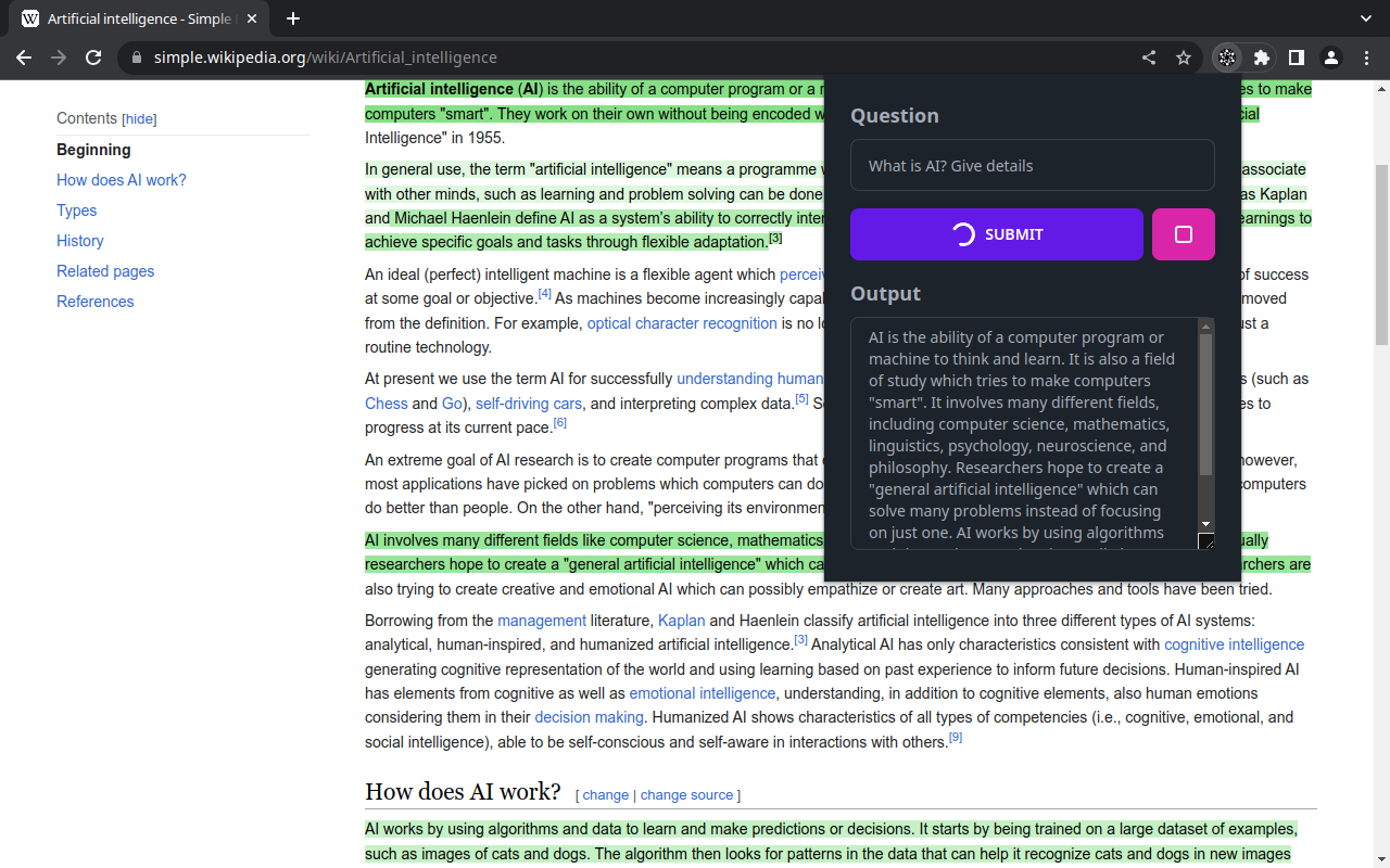 AIskNet chrome谷歌浏览器插件_扩展第3张截图
