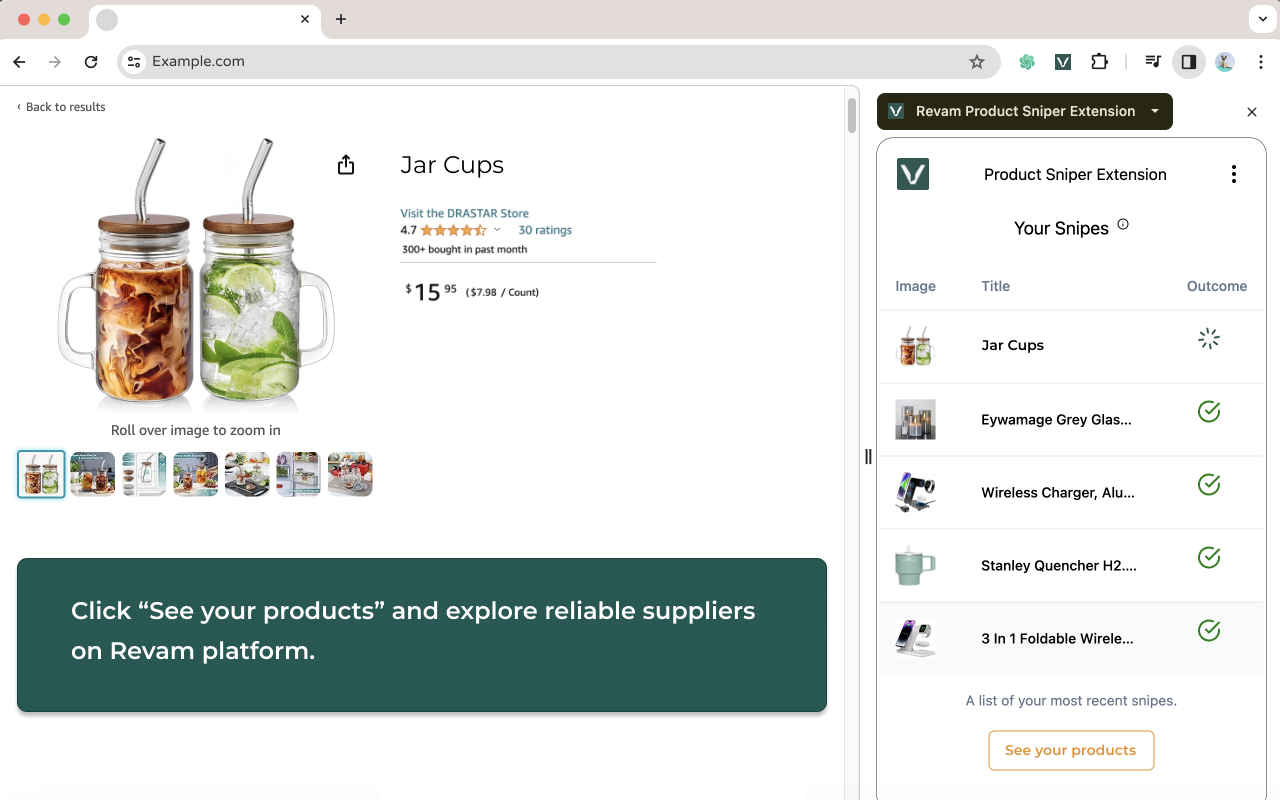 Revam Product Sniper Extension chrome谷歌浏览器插件_扩展第1张截图