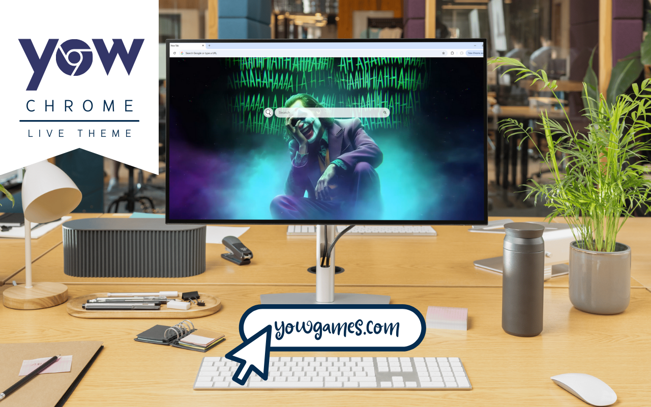 Joker's Twisted Smile Live Wallpaper chrome谷歌浏览器插件_扩展第1张截图