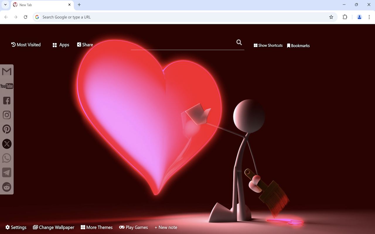 Valentine's Day Wallpaper chrome谷歌浏览器插件_扩展第3张截图