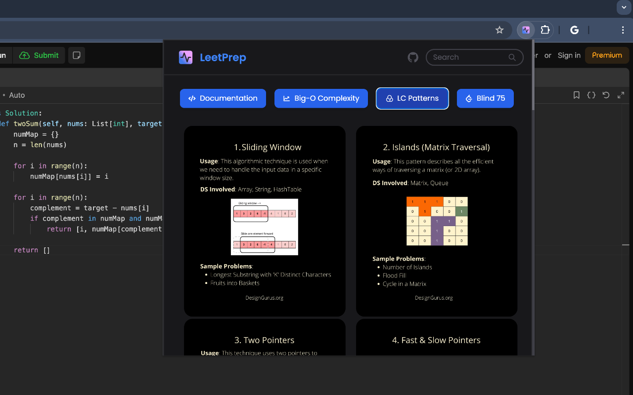 LeetPrep chrome谷歌浏览器插件_扩展第1张截图