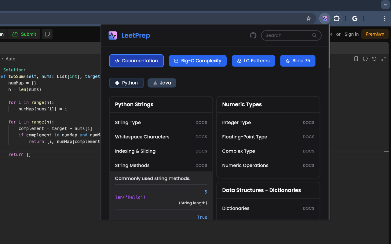 LeetPrep chrome谷歌浏览器插件_扩展第3张截图