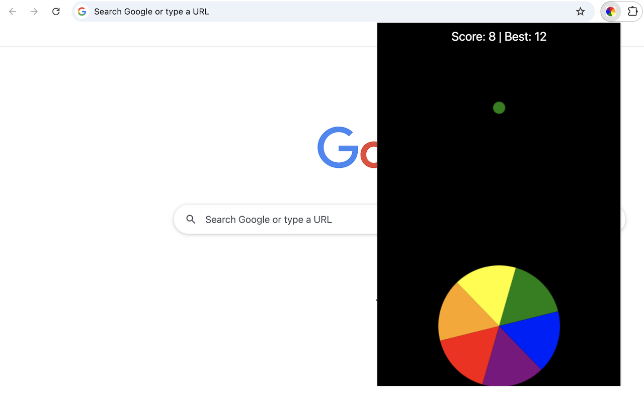 Color Pie Bouncer chrome谷歌浏览器插件_扩展第1张截图