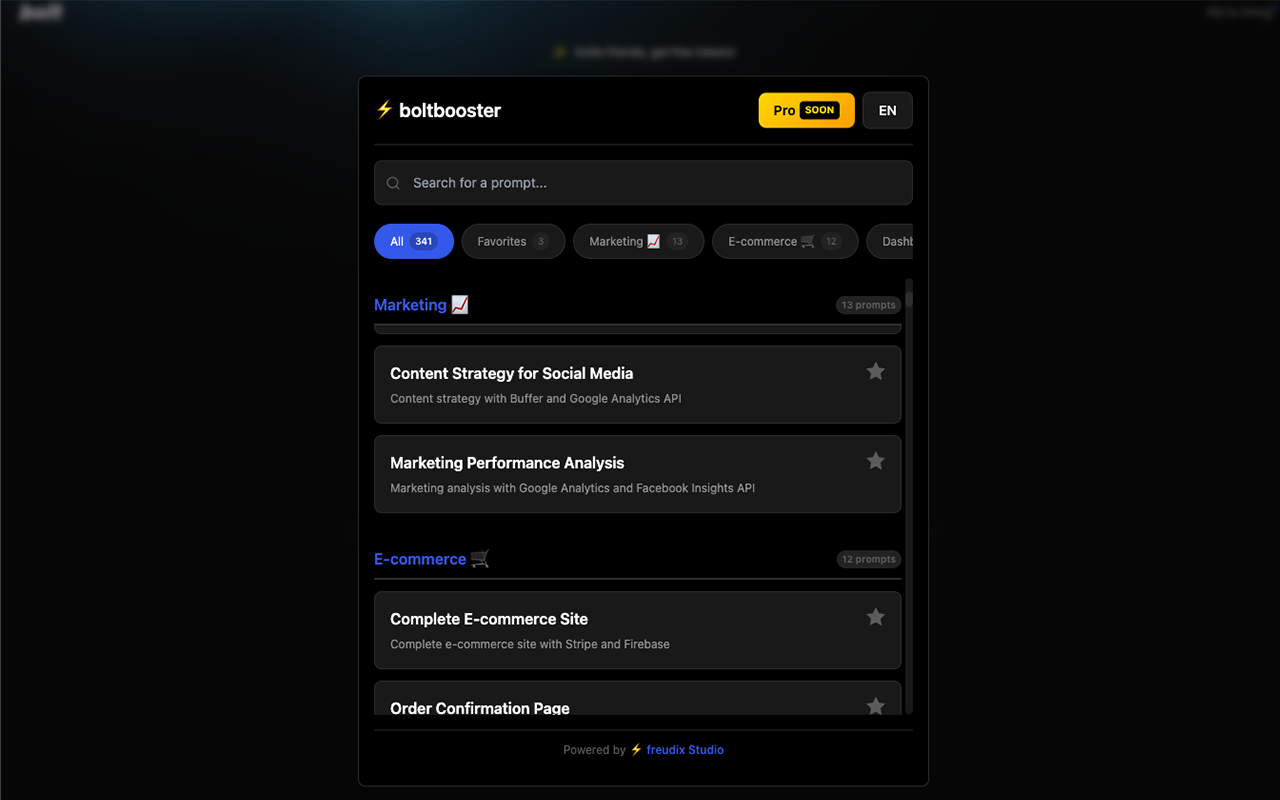 ⚡Boltbooster for Bolt.new chrome谷歌浏览器插件_扩展第1张截图