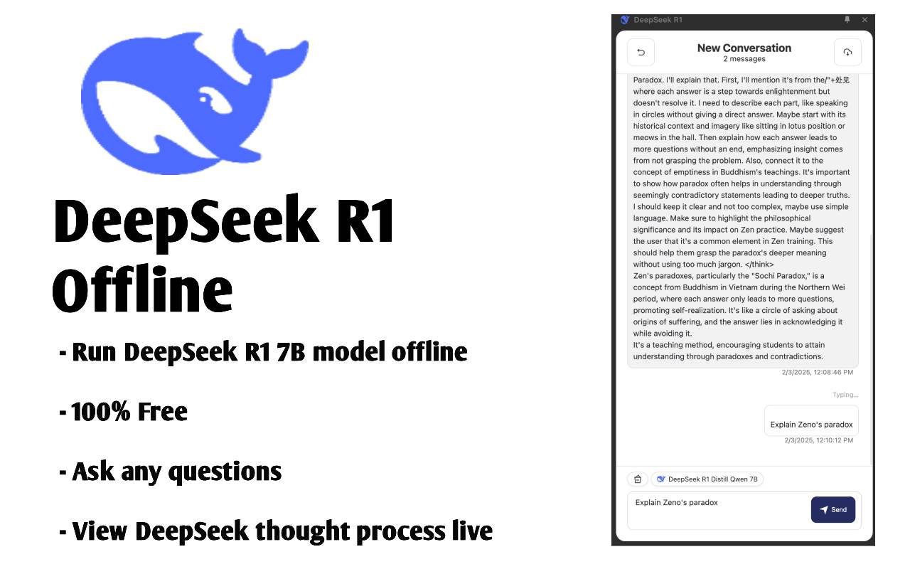 DeepSeek R1 chrome谷歌浏览器插件_扩展第1张截图
