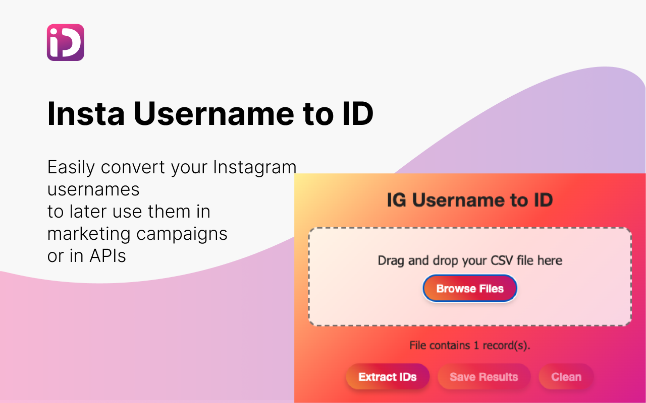 IG用户名转换为ID chrome谷歌浏览器插件_扩展第1张截图