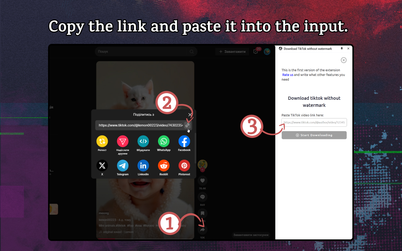 下载无水印的TikTok chrome谷歌浏览器插件_扩展第1张截图