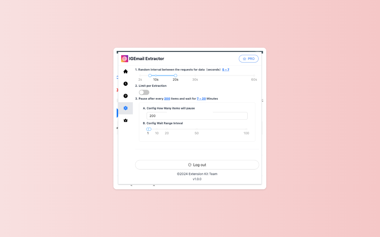 IGEmail Extract Tool - IG Follower Exportor chrome谷歌浏览器插件_扩展第1张截图