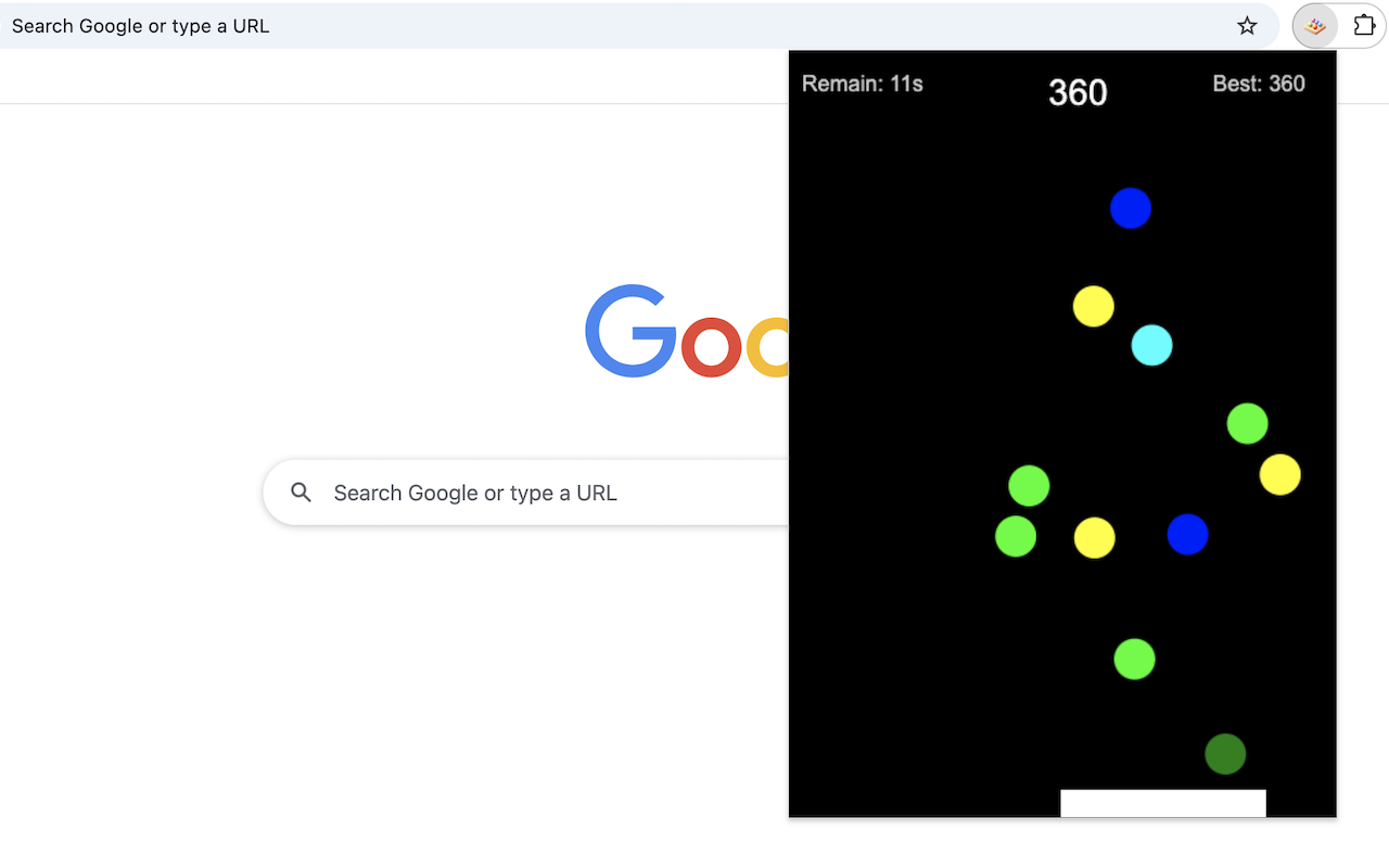 Ball Bouncer Game chrome谷歌浏览器插件_扩展第3张截图
