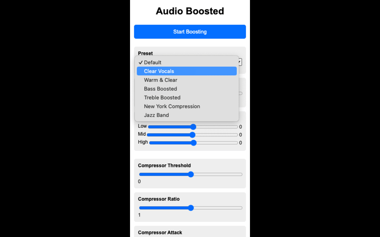 Audio Boosted by ChosenMasters.com chrome谷歌浏览器插件_扩展第2张截图