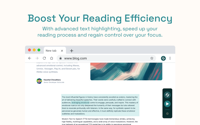 Waves: Text-to-Speech Voice Reader chrome谷歌浏览器插件_扩展第2张截图