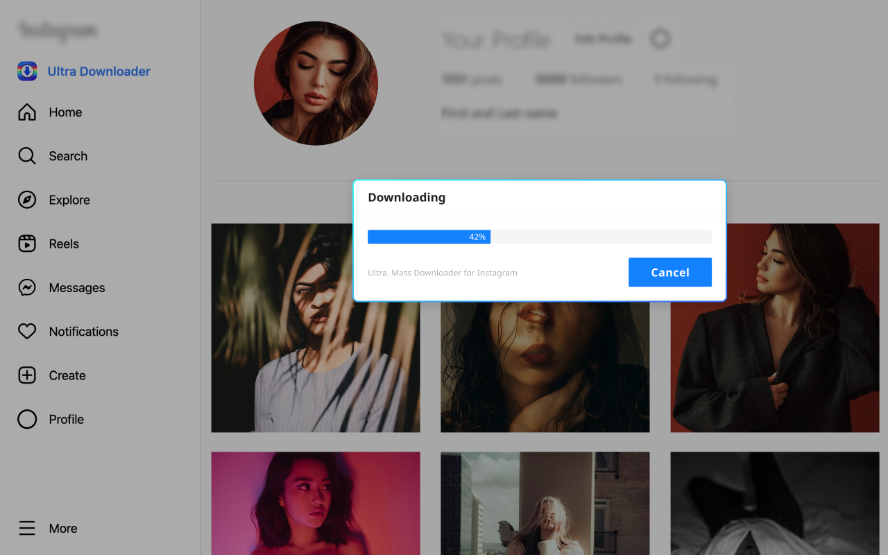 Ultra Downloader for Instagram chrome谷歌浏览器插件_扩展第2张截图