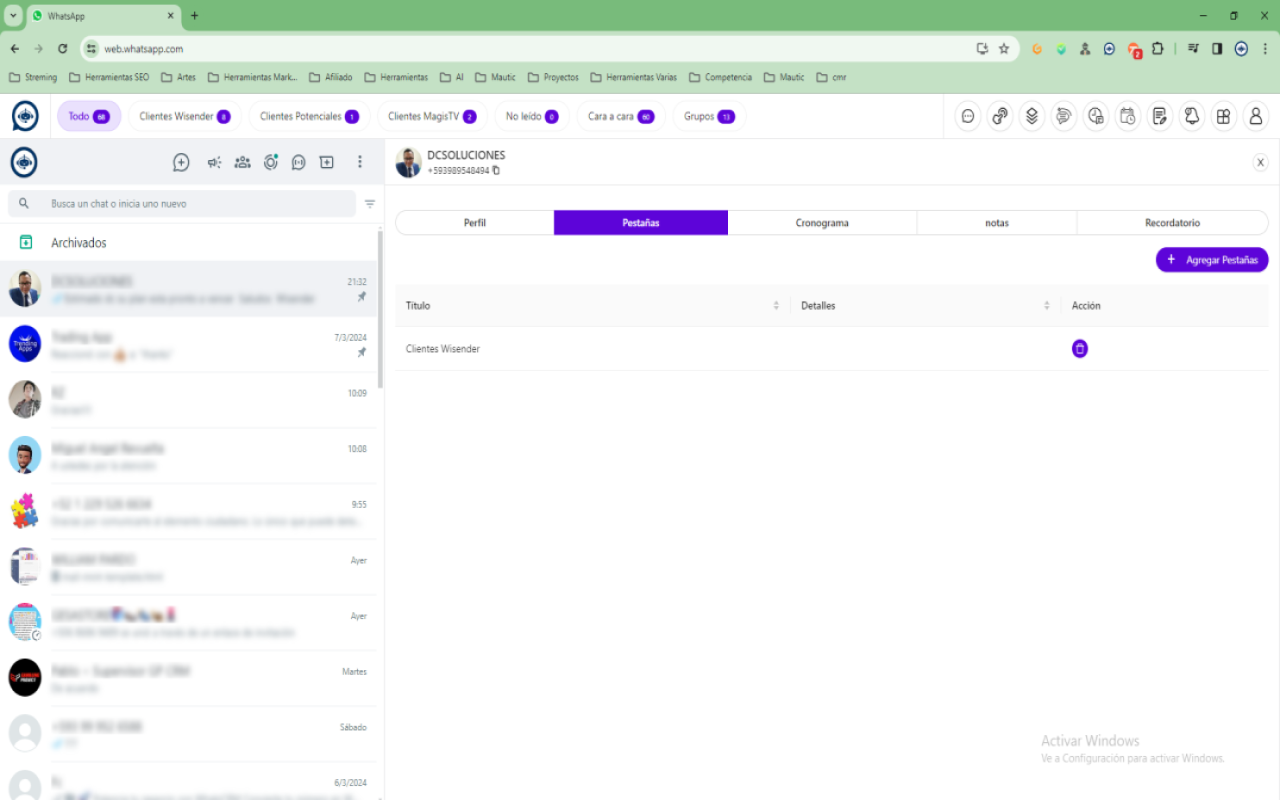 Wisender CRM chrome谷歌浏览器插件_扩展第1张截图