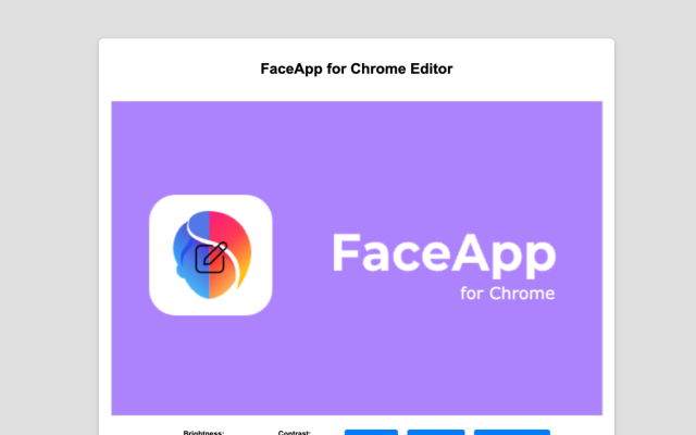 FaceApp: Perfect Face Editor chrome谷歌浏览器插件_扩展第1张截图