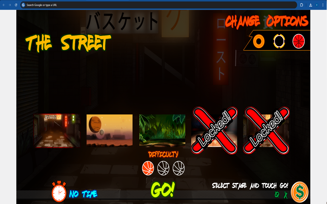 Blazing Basketball Shooting Stars Game chrome谷歌浏览器插件_扩展第3张截图