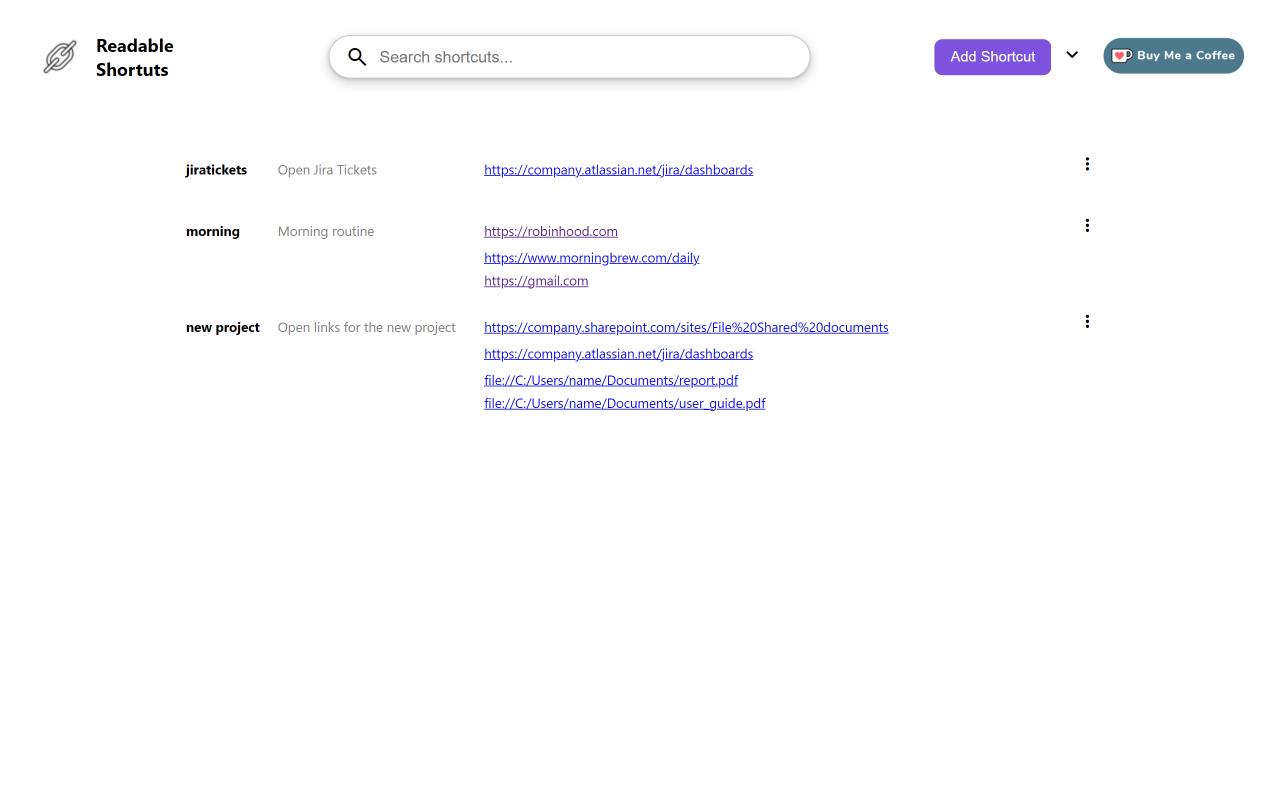 Readable Shortcuts chrome谷歌浏览器插件_扩展第3张截图