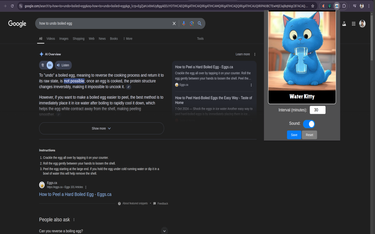 Water Kitty chrome谷歌浏览器插件_扩展第1张截图