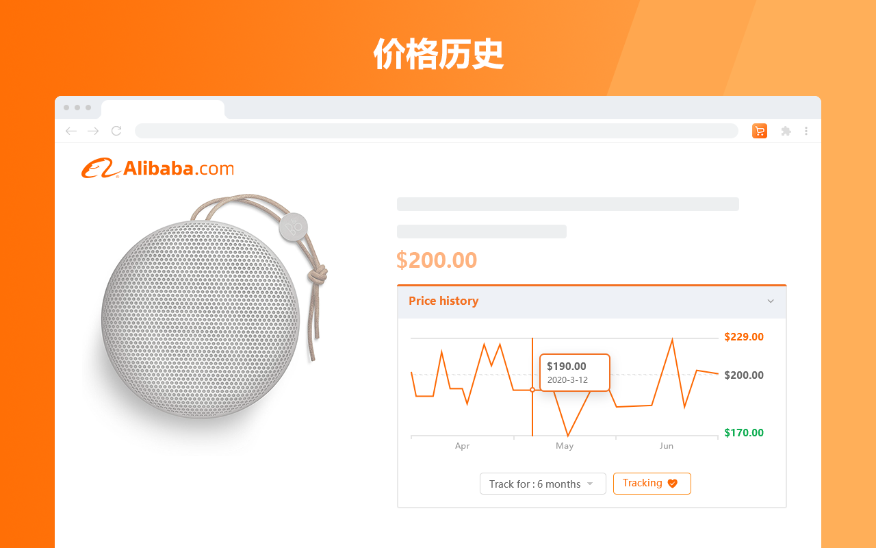 阿里巴巴价格追踪 chrome谷歌浏览器插件_扩展第2张截图