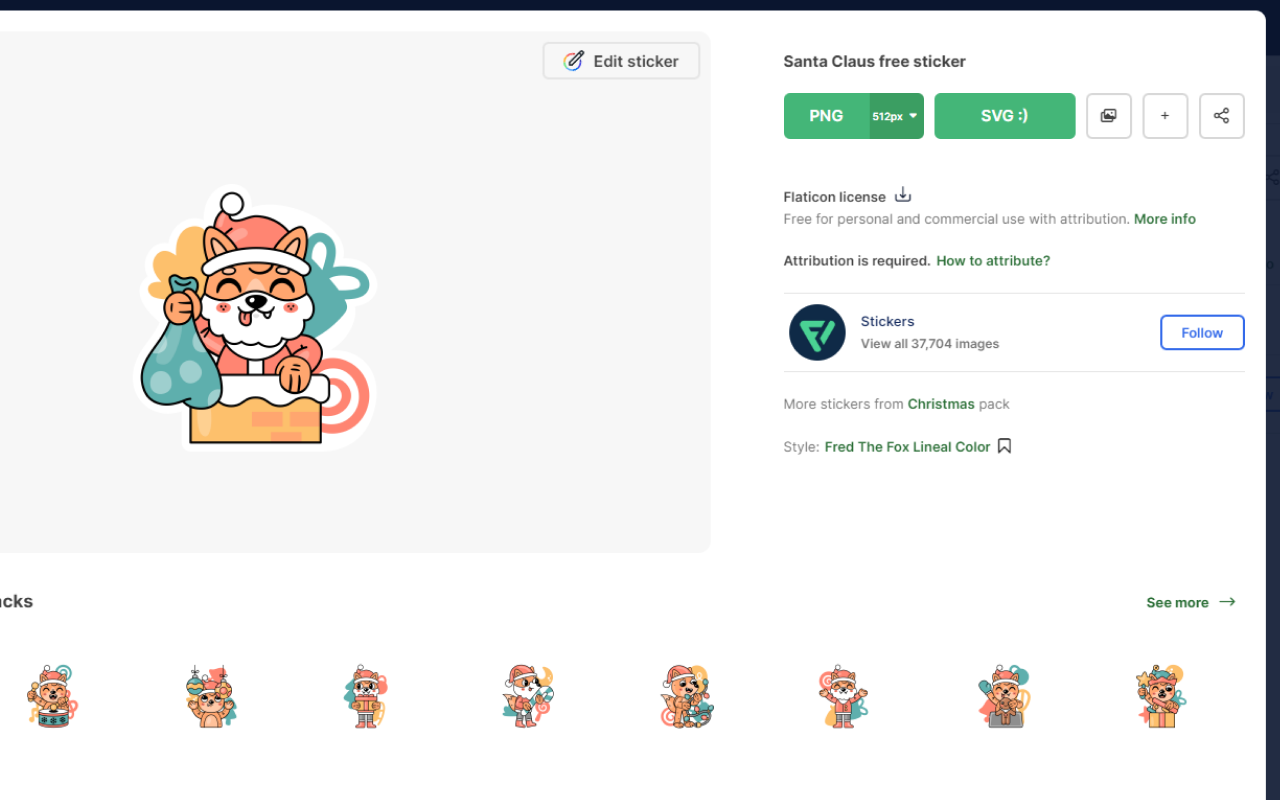 Flaticon Downloader chrome谷歌浏览器插件_扩展第2张截图