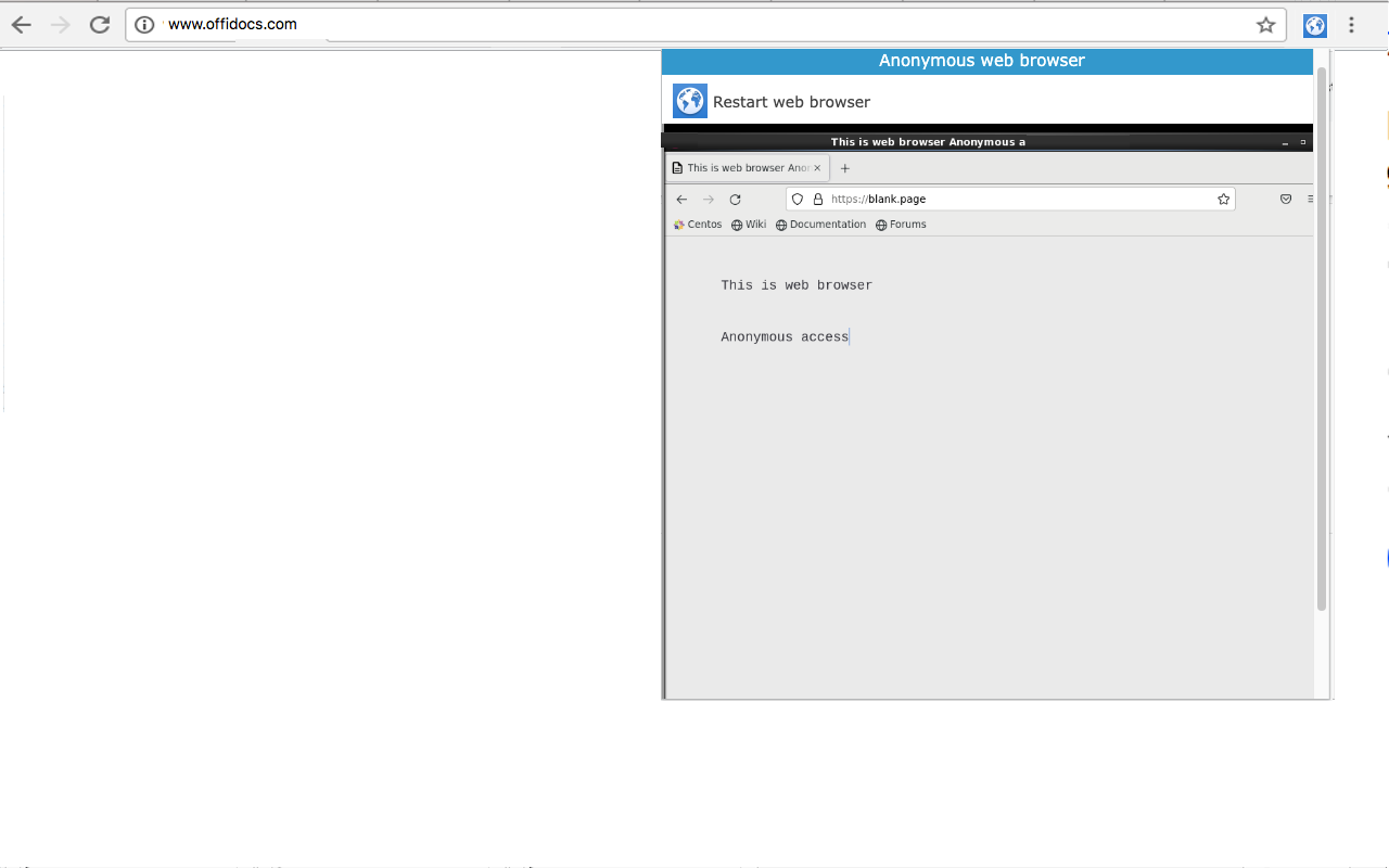 具有匿名访问权限的 Web 浏览器 chrome谷歌浏览器插件_扩展第1张截图