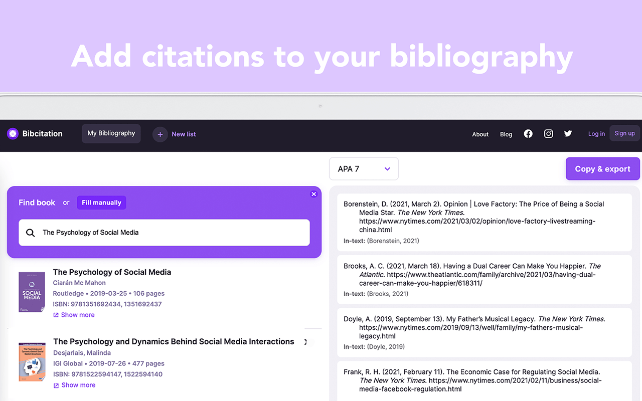 Bibcitation Bibliography & Citation Generator chrome谷歌浏览器插件_扩展第3张截图
