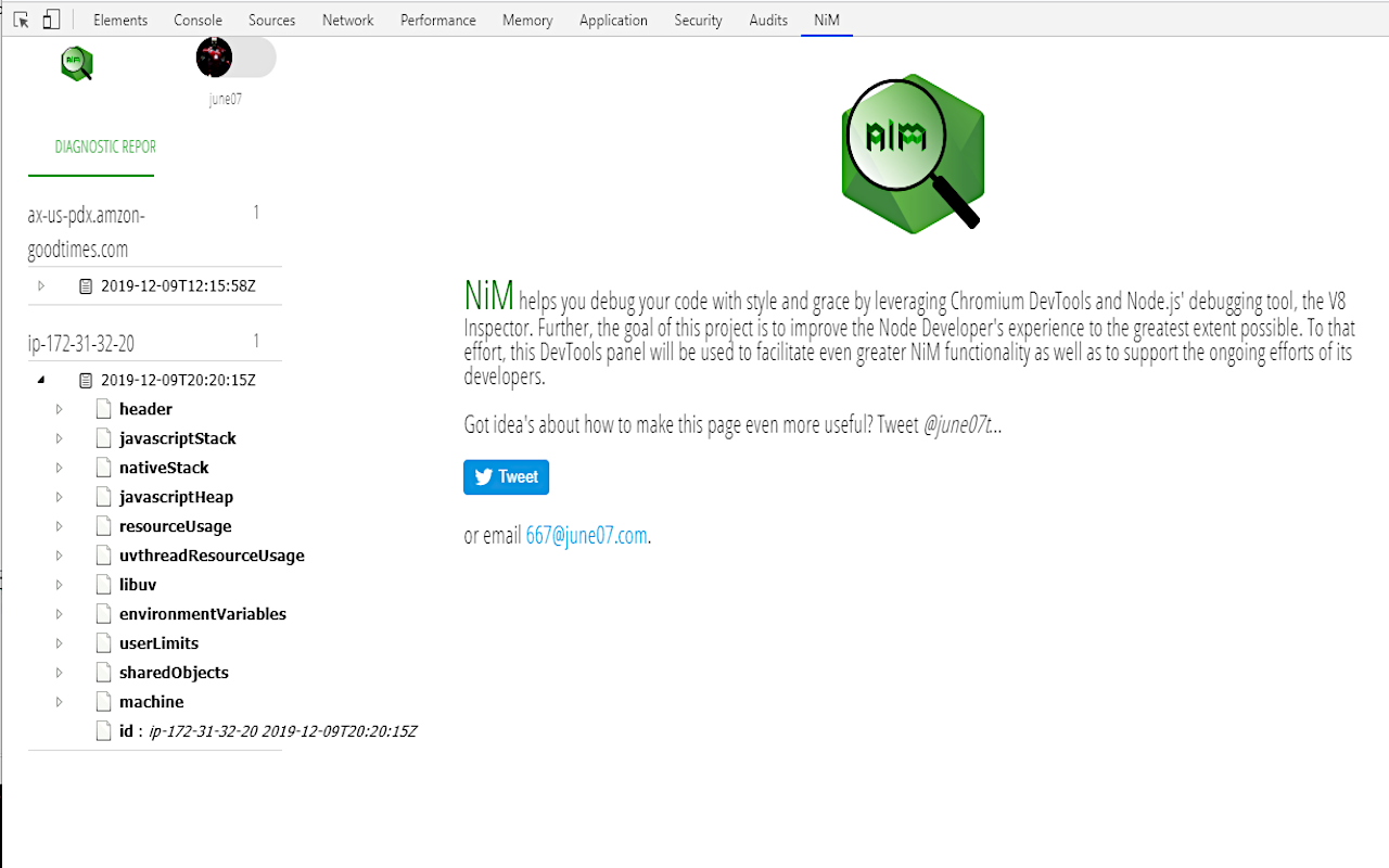 NIM(Node.js 调试管理工具) chrome谷歌浏览器插件_扩展第4张截图