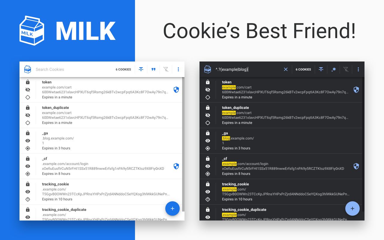 MILK — Cookie Manager chrome谷歌浏览器插件_扩展第1张截图