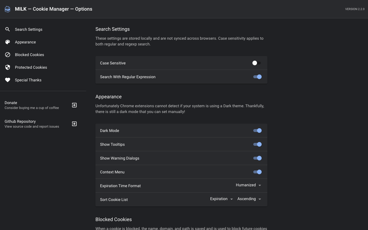 MILK — Cookie Manager chrome谷歌浏览器插件_扩展第3张截图