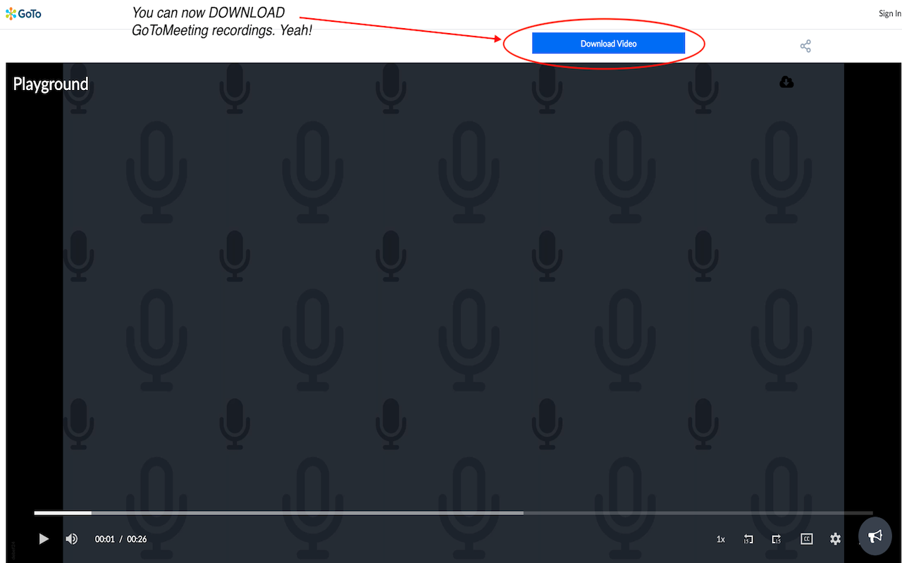 GoToWebinar & GoToMeeting Download Recordings chrome谷歌浏览器插件_扩展第1张截图