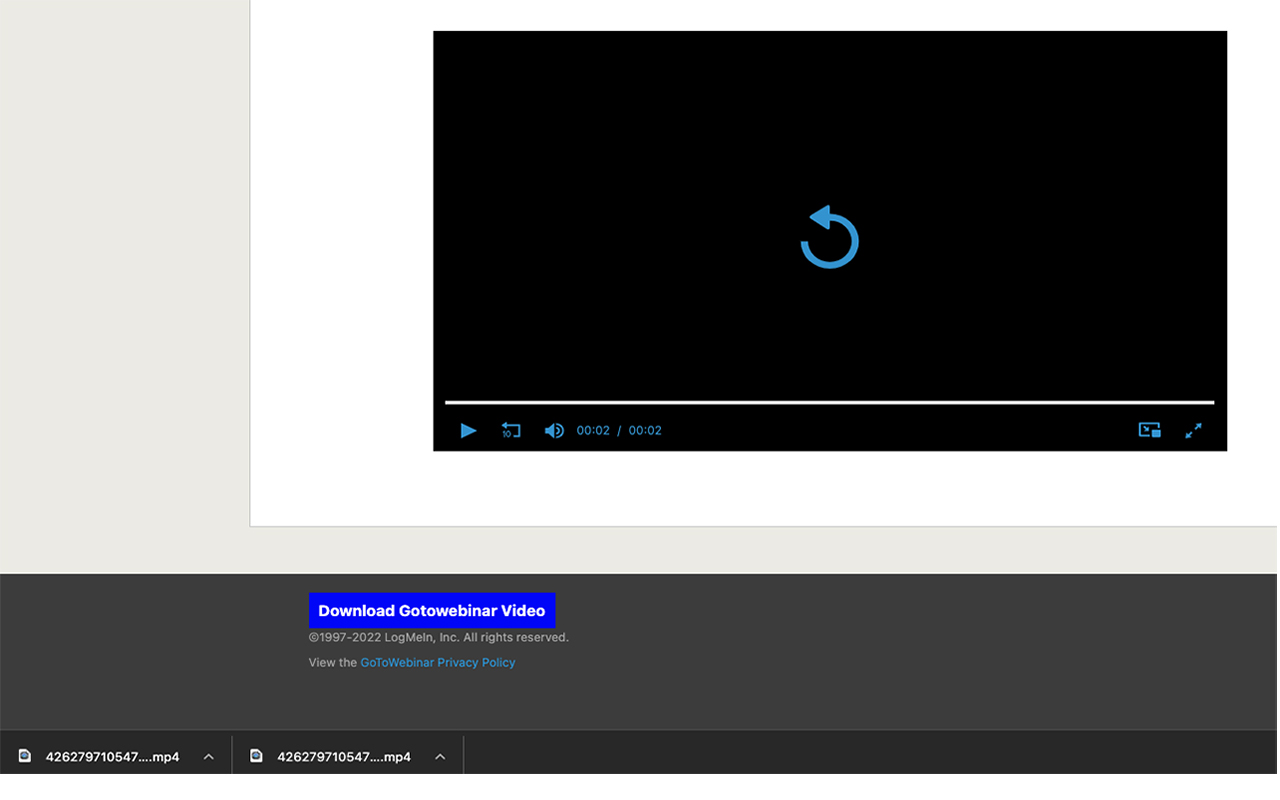 GoToWebinar & GoToMeeting Download Recordings chrome谷歌浏览器插件_扩展第2张截图