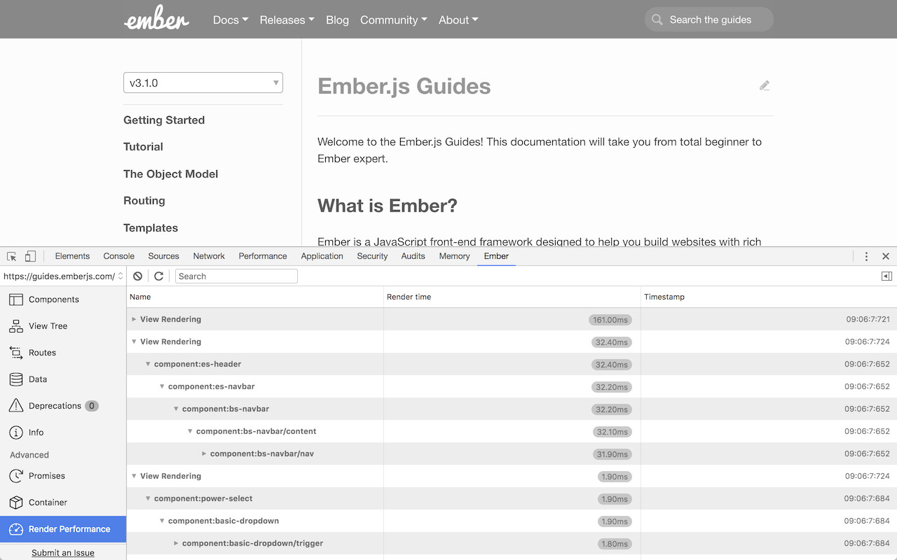 Ember Inspector chrome谷歌浏览器插件_扩展第1张截图