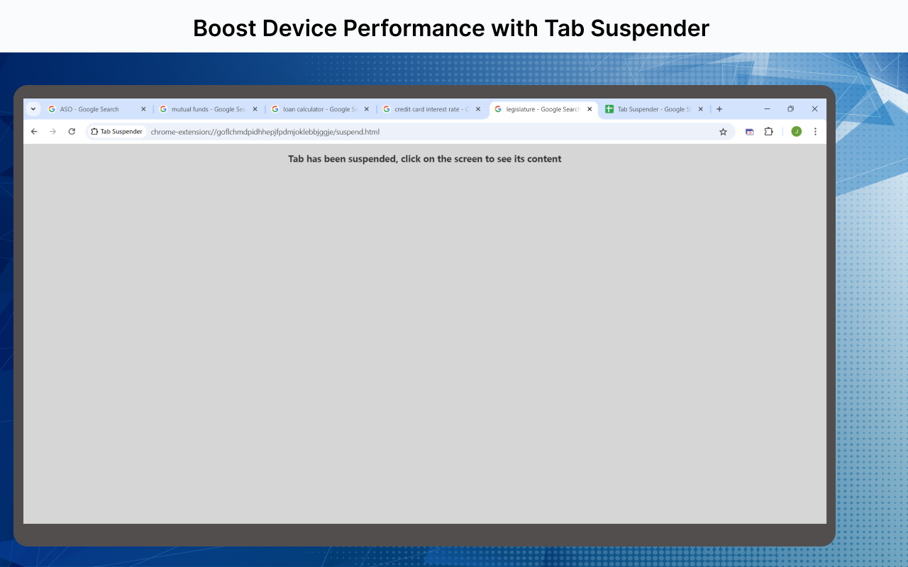 Tab Suspender chrome谷歌浏览器插件_扩展第4张截图