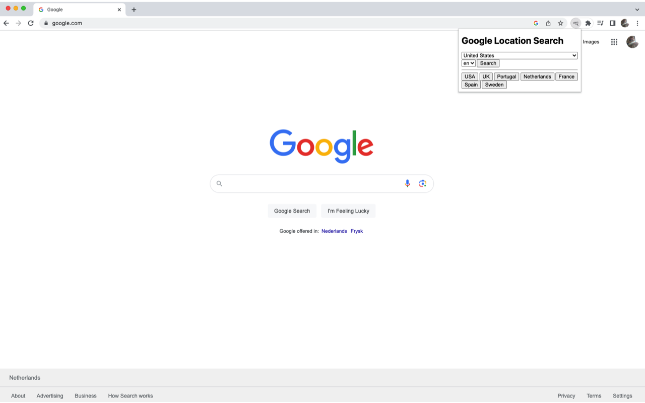 Google Search Location Changer chrome谷歌浏览器插件_扩展第2张截图