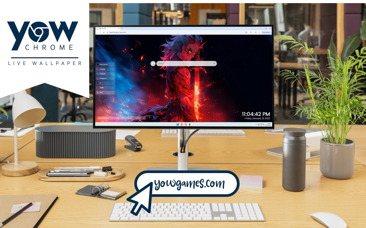 Hashira Rengoku - Flame Live Wallpaper chrome谷歌浏览器插件_扩展第3张截图