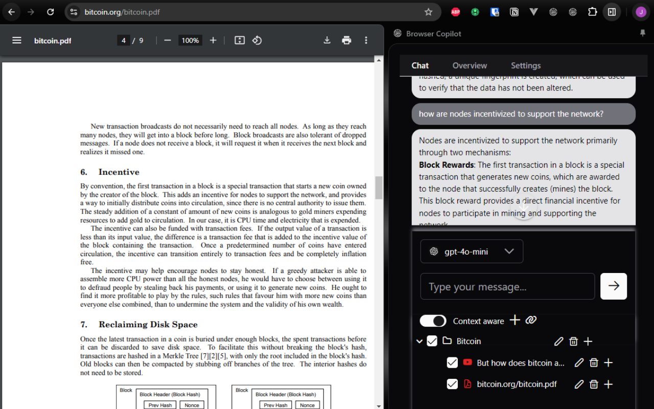 Browser Copilot: Unlimited Assistant with ChatGPT, Claude, and Groq! chrome谷歌浏览器插件_扩展第1张截图