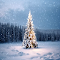 Shining Christmas Tree with Snowfall Live Wallpaper