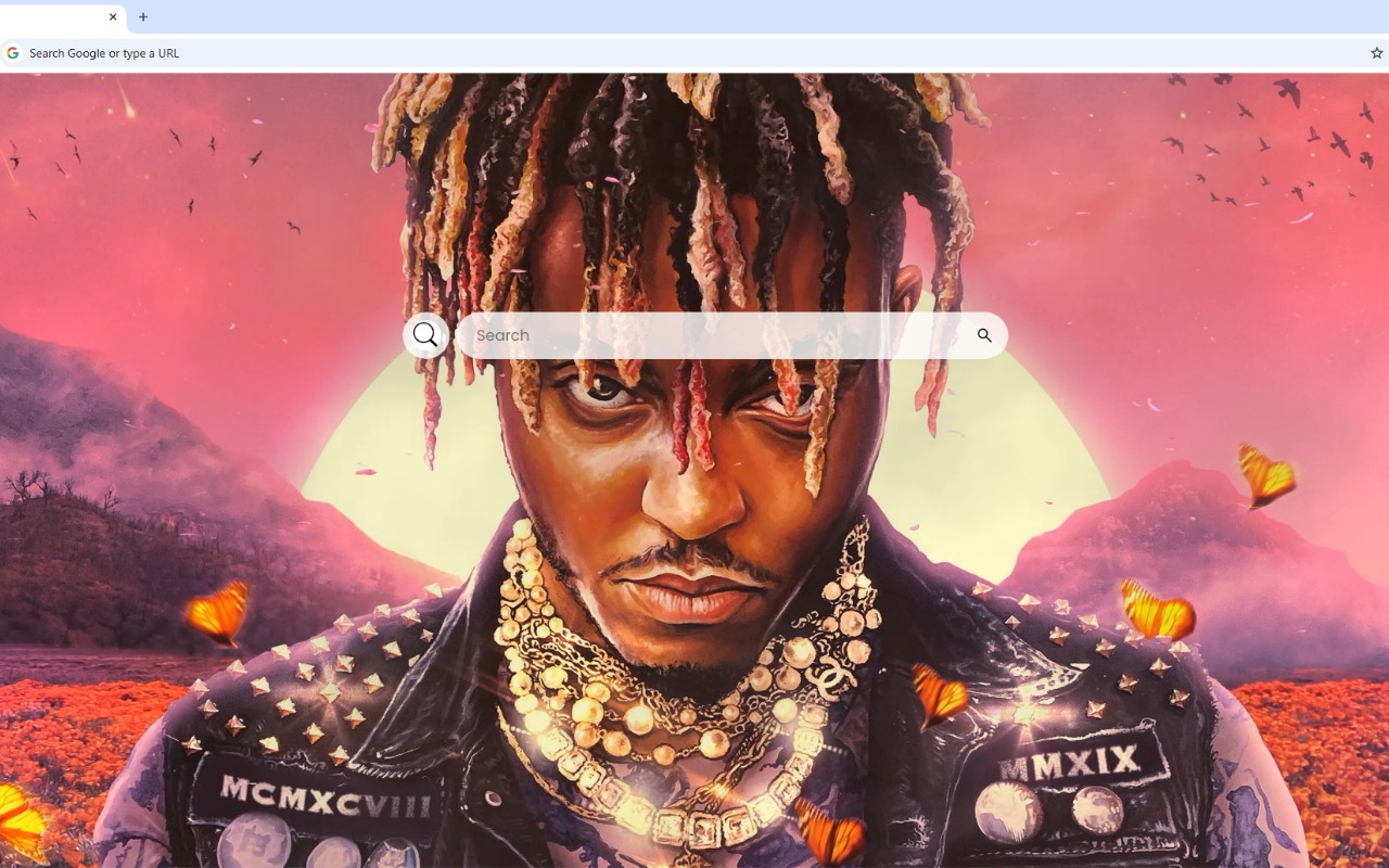 Juice WRLD: Music and Emotion in a Live Theme chrome谷歌浏览器插件_扩展第1张截图