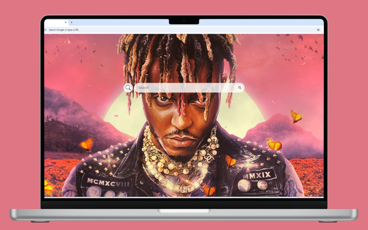 Juice WRLD: Music and Emotion in a Live Theme chrome谷歌浏览器插件_扩展第3张截图