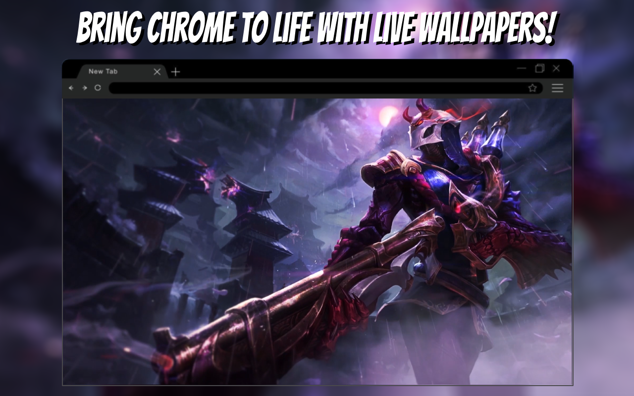 Blood Moon Jhin League Of Legends Live Wallpaper chrome谷歌浏览器插件_扩展第1张截图