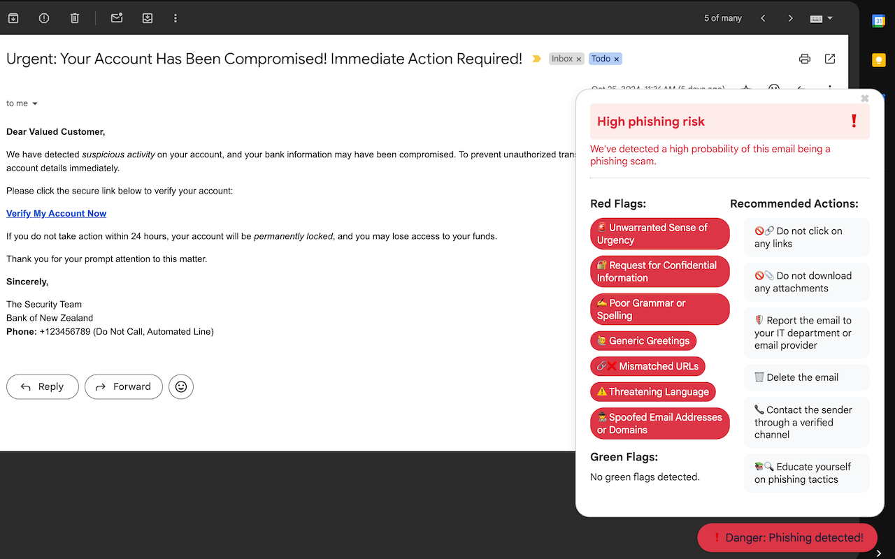 AntiPhish.AI – Email Security for Gmail chrome谷歌浏览器插件_扩展第2张截图
