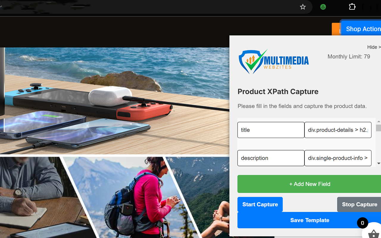 WooScraper chrome谷歌浏览器插件_扩展第2张截图