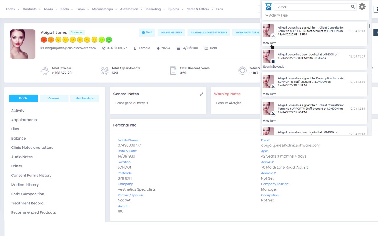 Clinic Software CRM chrome谷歌浏览器插件_扩展第2张截图