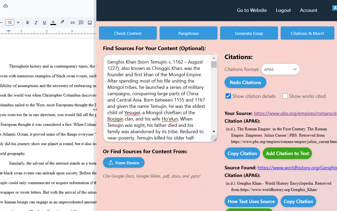 SmartStudi Sidebar - AI Detector, Paraphraser, and More! chrome谷歌浏览器插件_扩展第3张截图