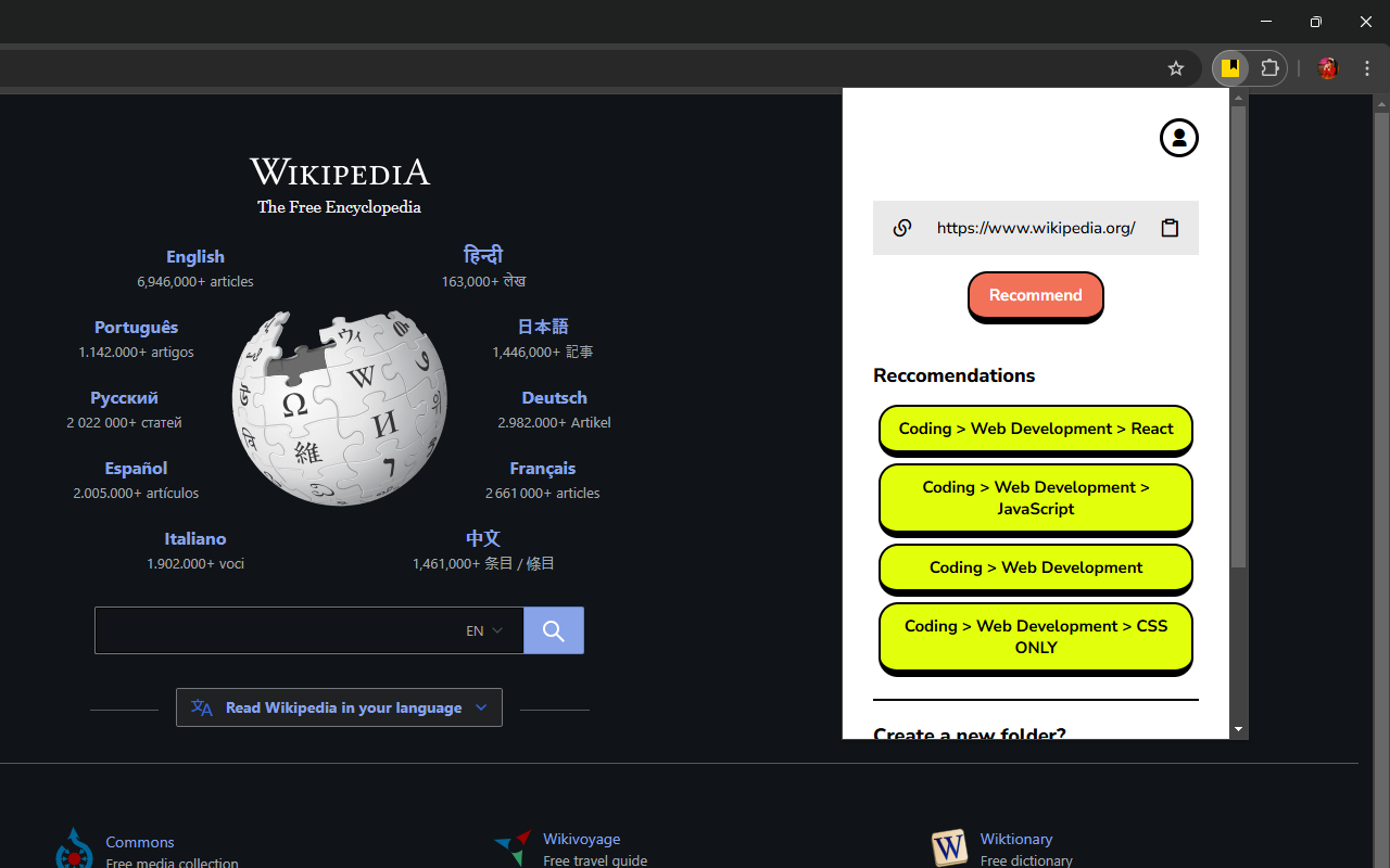 Bookmark AI chrome谷歌浏览器插件_扩展第2张截图