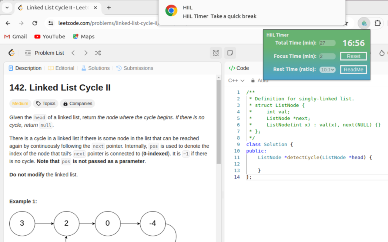 HIIL Timer chrome谷歌浏览器插件_扩展第2张截图