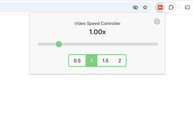 Video Speed Controller chrome谷歌浏览器插件_扩展第2张截图