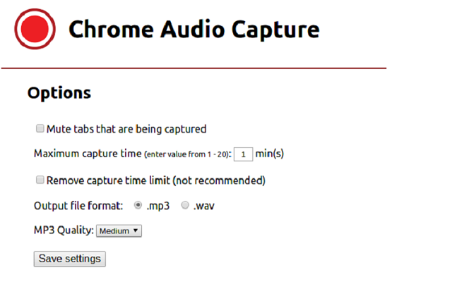 Chrome Audio Capture chrome谷歌浏览器插件_扩展第3张截图
